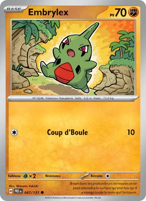 Larvitar [Headbutt]
