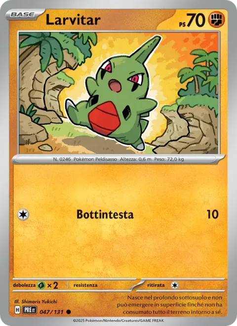 Larvitar [Headbutt]