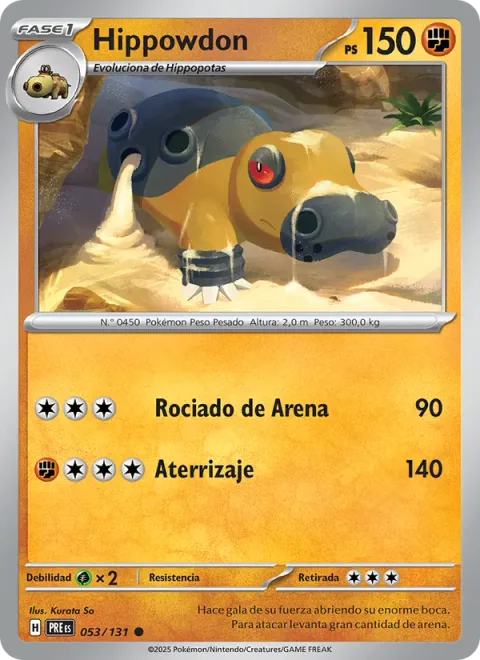 Hippowdon [Sand Spray | Land Crush]