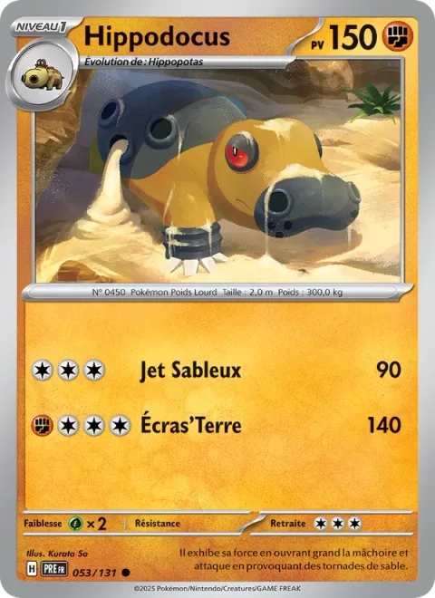 Hippowdon [Sand Spray | Land Crush]