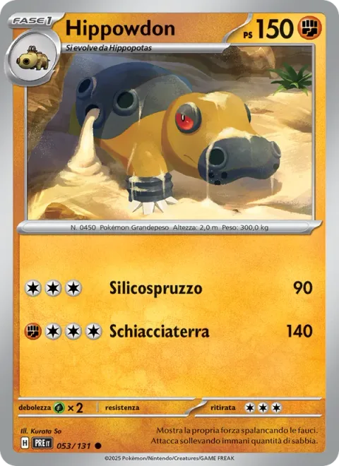 Hippowdon [Sand Spray | Land Crush]