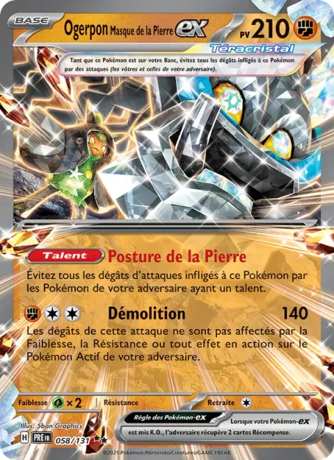 Cornerstone Mask Ogerpon ex [Cornerstone Stance | Demolish]