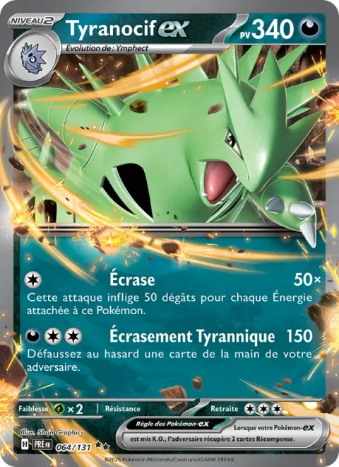 Tyranitar ex [Grind | Tyrannical Crush]