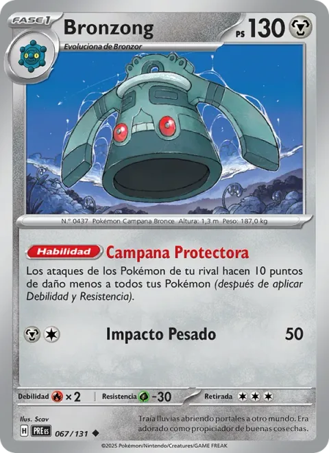 Bronzong [Protective Bell | Heavy Impact]