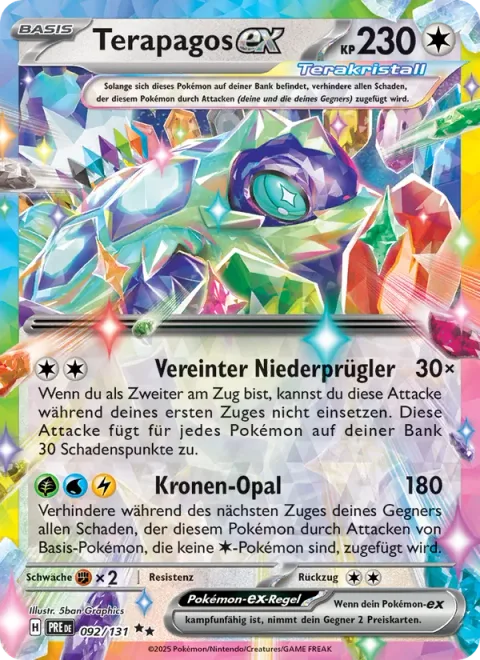 Terapagos ex [Unified Beatdown | Crown Opal]