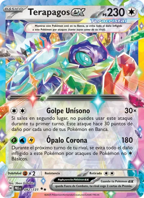 Terapagos ex [Unified Beatdown | Crown Opal]