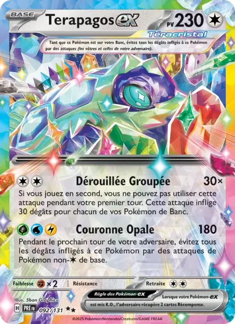 Terapagos ex [Unified Beatdown | Crown Opal]