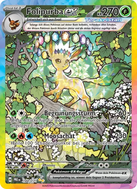 Leafeon ex [Verdant Storm | Moss Agate]
