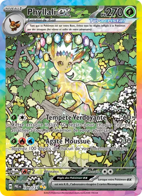 Leafeon ex [Verdant Storm | Moss Agate]