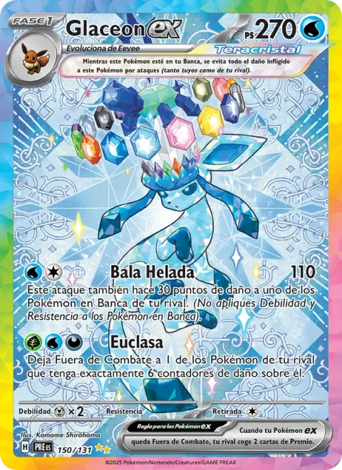 Glaceon ex [Frost Bullet | Euclase]