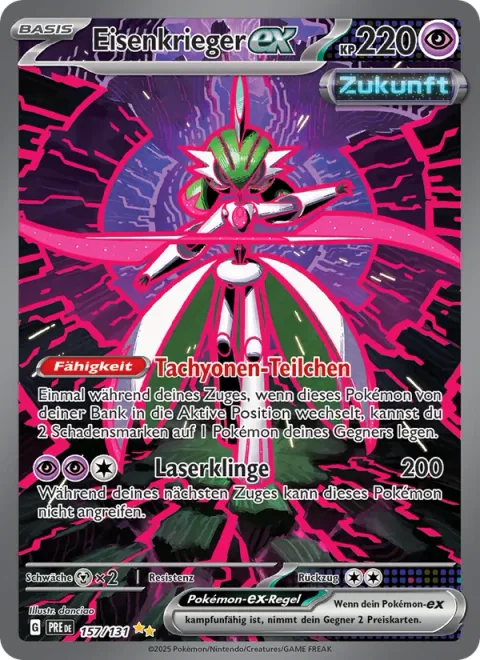 Iron Valiant ex [Tachyon Bits | Laser Blade]