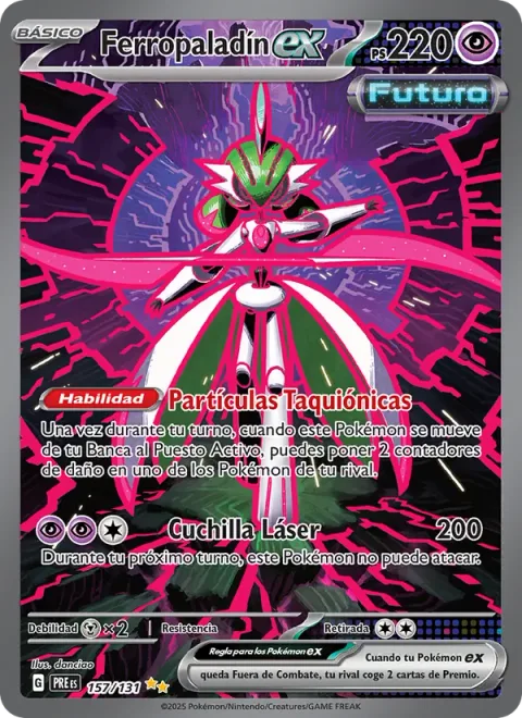 Iron Valiant ex [Tachyon Bits | Laser Blade]