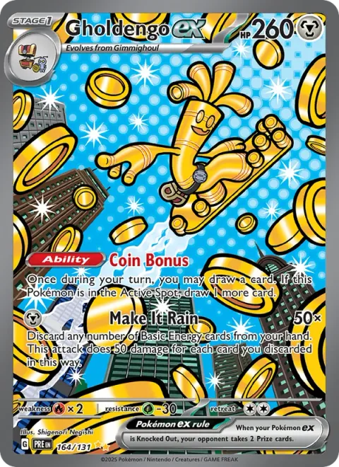 Gholdengo ex [Coin Bonus | Make It Rain]