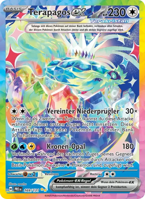 Terapagos ex [Unified Beatdown | Crown Opal]