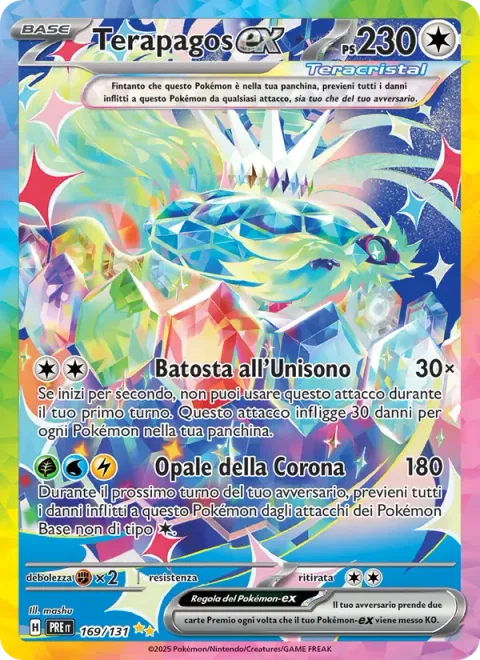 Terapagos ex [Unified Beatdown | Crown Opal]