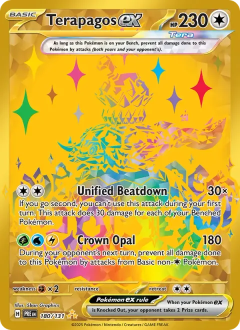 Terapagos ex [Unified Beatdown | Crown Opal]