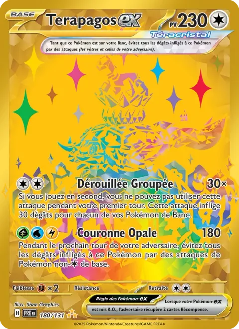 Terapagos ex [Unified Beatdown | Crown Opal]