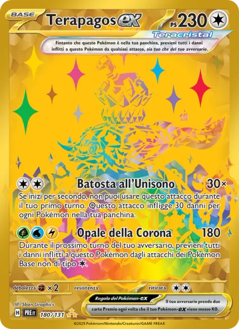 Terapagos ex [Unified Beatdown | Crown Opal]