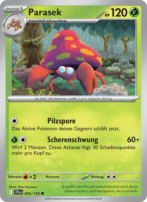 Parasect [Spore | Scissor Swing]