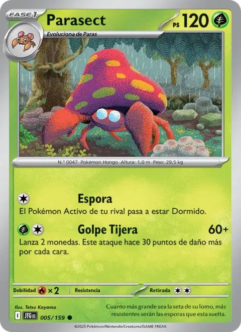 Parasect [Spore | Scissor Swing]