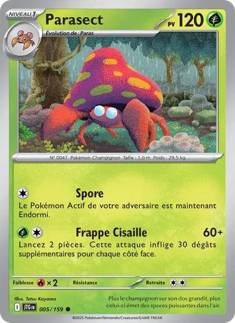 Parasect [Spore | Scissor Swing]