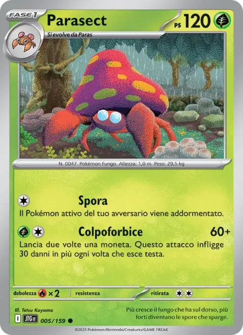 Parasect [Spore | Scissor Swing]