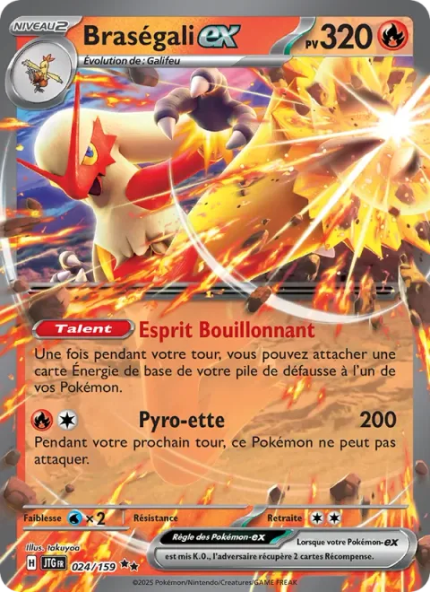 Blaziken ex [Seething Spirit | Smolder-sault]