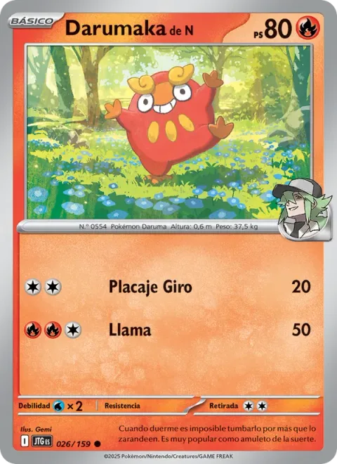 N's Darumaka [Rolling Tackle | Flare]