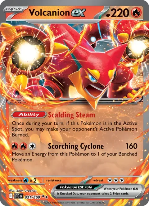 Volcanion ex [Scalding Steam | Scorching Cyclone]
