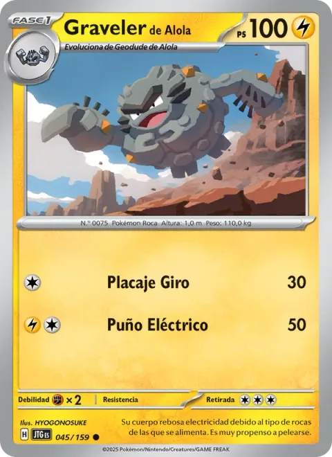 Alolan Graveler [Rolling Tackle | Electric Punch]