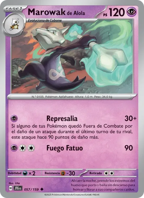 Alolan Marowak [Retaliate | Will-O-Wisp]