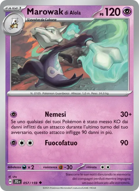 Alolan Marowak [Retaliate | Will-O-Wisp]