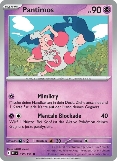 Mr. Mime [Mimic | Psy Bolt]