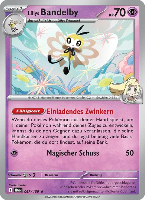 Lillie's Ribombee [Inviting Wink | Magical Shot]