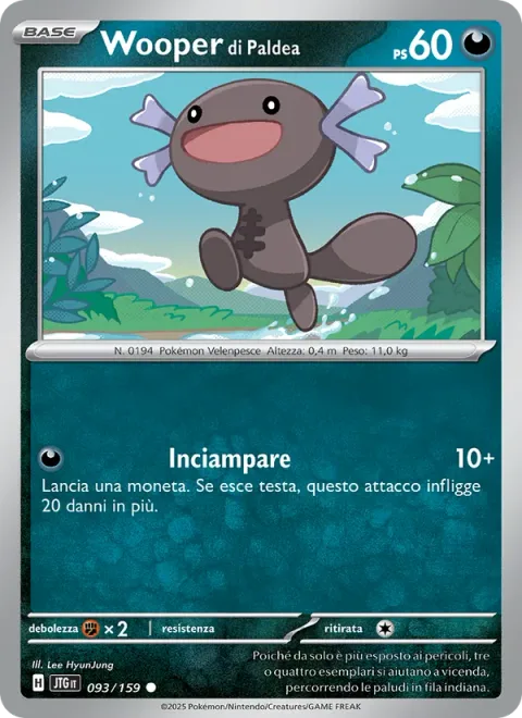 Paldean Wooper [Trip Over]