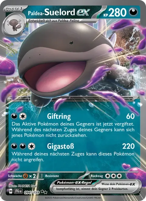 Paldean Clodsire ex [Poison Ring | Giga Impact]
