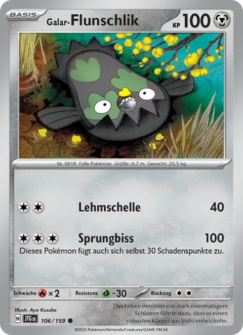 Galarian Stunfisk [Mud-Slap | Bounding Bite]