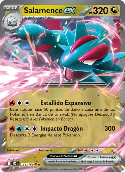 Salamence ex [Wide Blast | Dragon Impact]