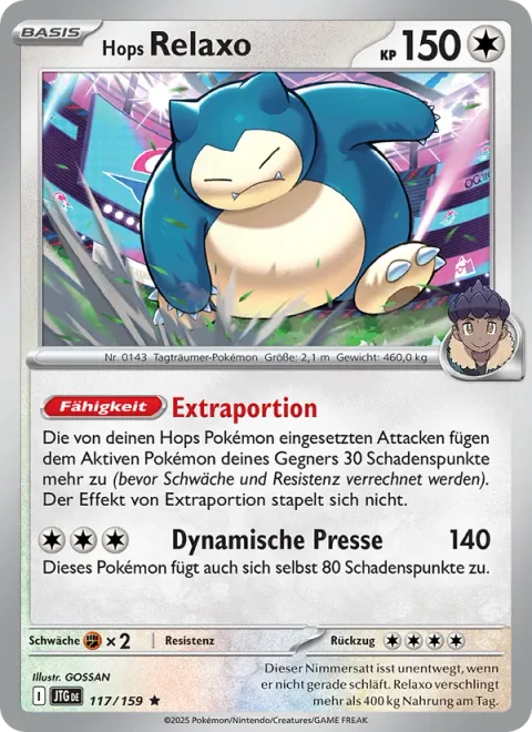 Hop's Snorlax [Extra Helpings | Dynamic Press]