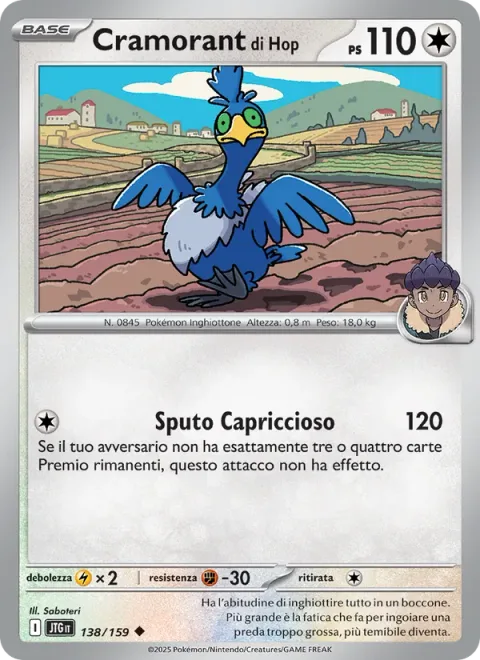 Hop's Cramorant [Fickle Spitting]