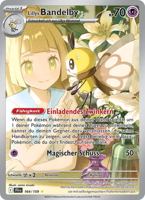 Lillie's Ribombee [Inviting Wink | Magical Shot]