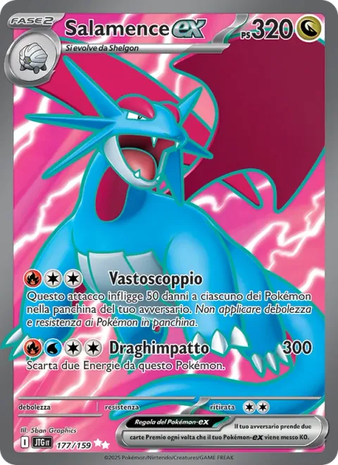Salamence ex [Wide Blast | Dragon Impact]