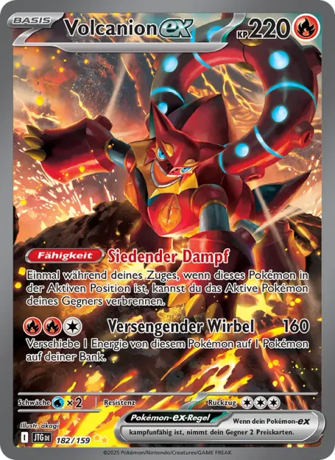 Volcanion ex [Scalding Steam | Scorching Cyclone]