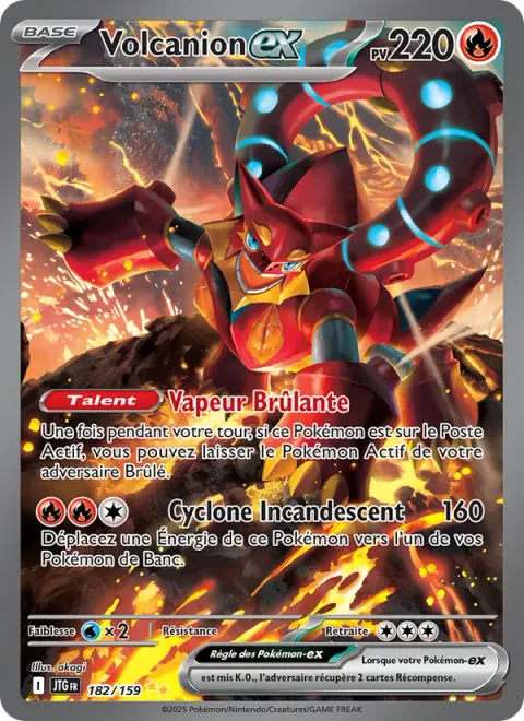 Volcanion ex [Scalding Steam | Scorching Cyclone]