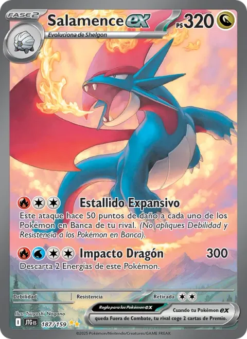 Salamence ex [Wide Blast | Dragon Impact]