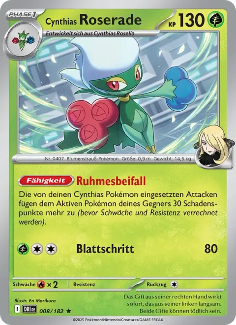 Cynthia's Roserade [Cheer On to Glory | Leaf Step]