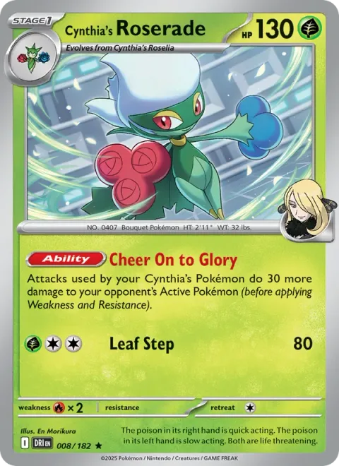 Cynthia's Roserade [Cheer On to Glory | Leaf Step]
