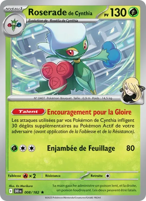 Cynthia's Roserade [Cheer On to Glory | Leaf Step]