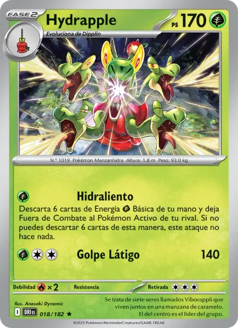 Hydrapple [Hydra Breath | Whip Smash]