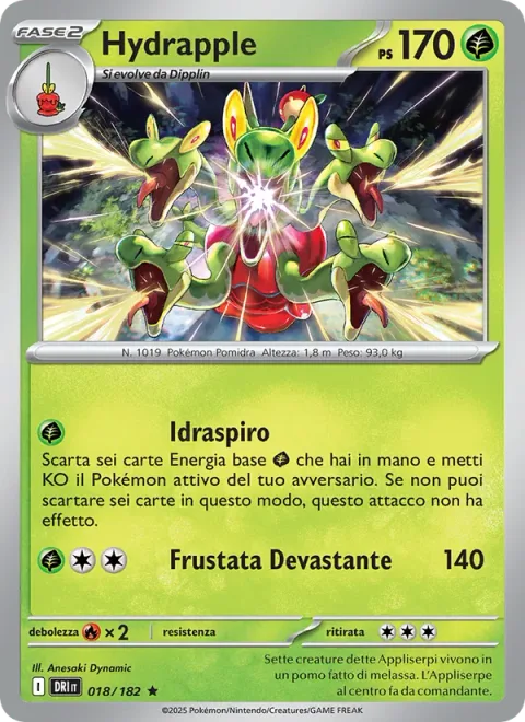 Hydrapple [Hydra Breath | Whip Smash]